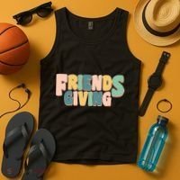 Retro Thanksgiving Friendsgiving Tank Top thumb 4