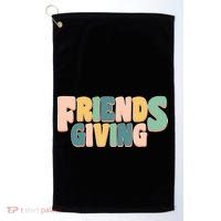 Retro Thanksgiving Friendsgiving Golf Towel thumb 0