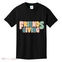 Retro Thanksgiving Friendsgiving Kids T-Shirt thumb 0