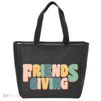 Retro Thanksgiving Friendsgiving Tote Bag thumb 0