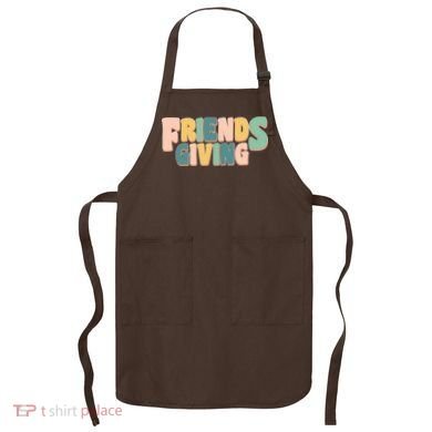 Retro Thanksgiving Friendsgiving Apron