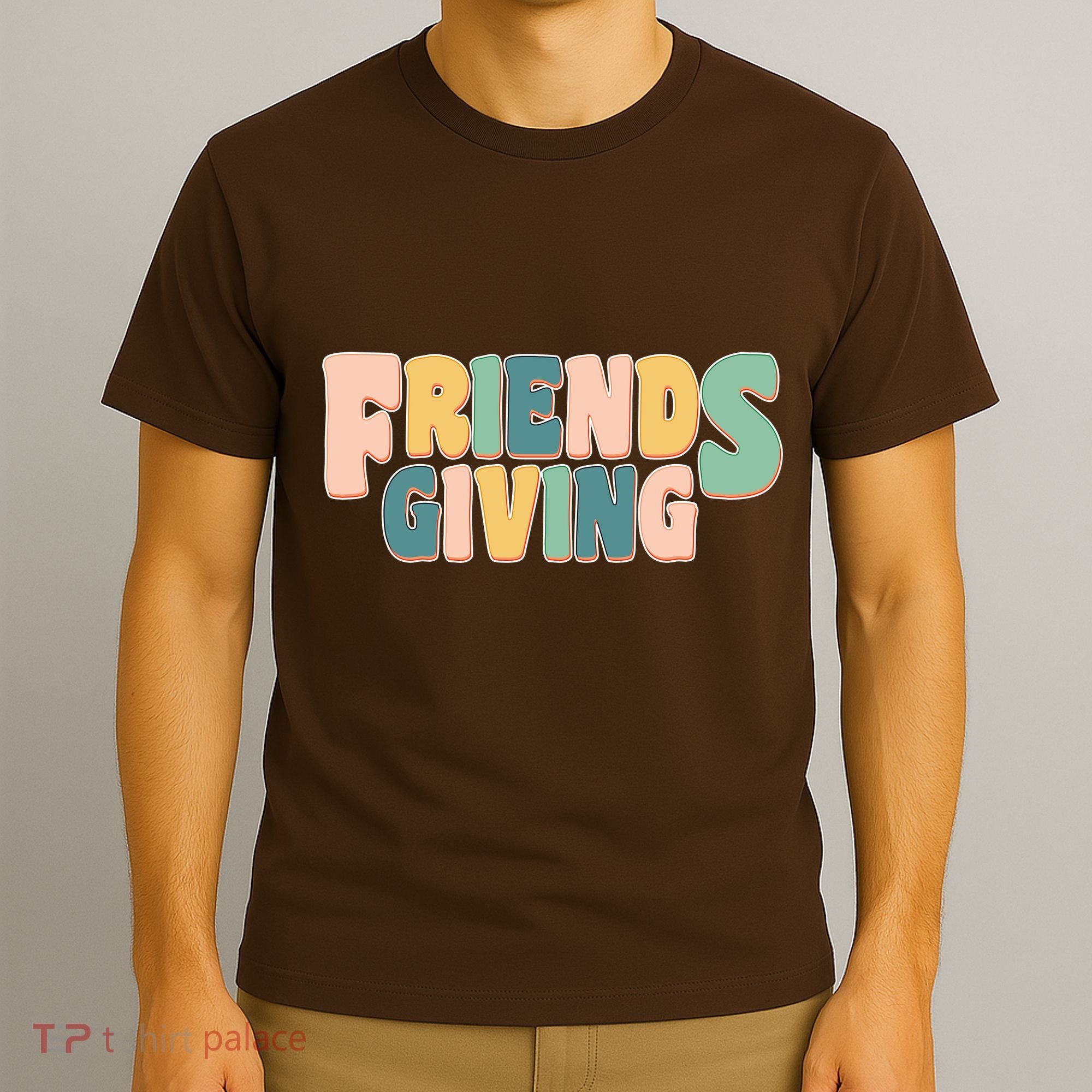Retro Thanksgiving Friendsgiving T-Shirt
