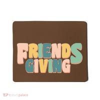 Retro Thanksgiving Friendsgiving Mousepad thumb 0