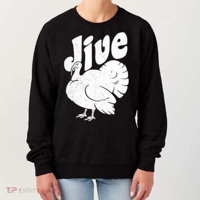 Retro Thanksgiving Jive Turkey Women's Sweatshirt