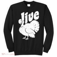 Retro Thanksgiving Jive Turkey Sweatshirt thumb 0