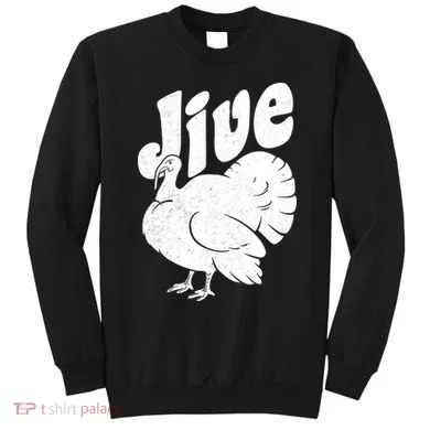 Retro Thanksgiving Jive Turkey Sweatshirt