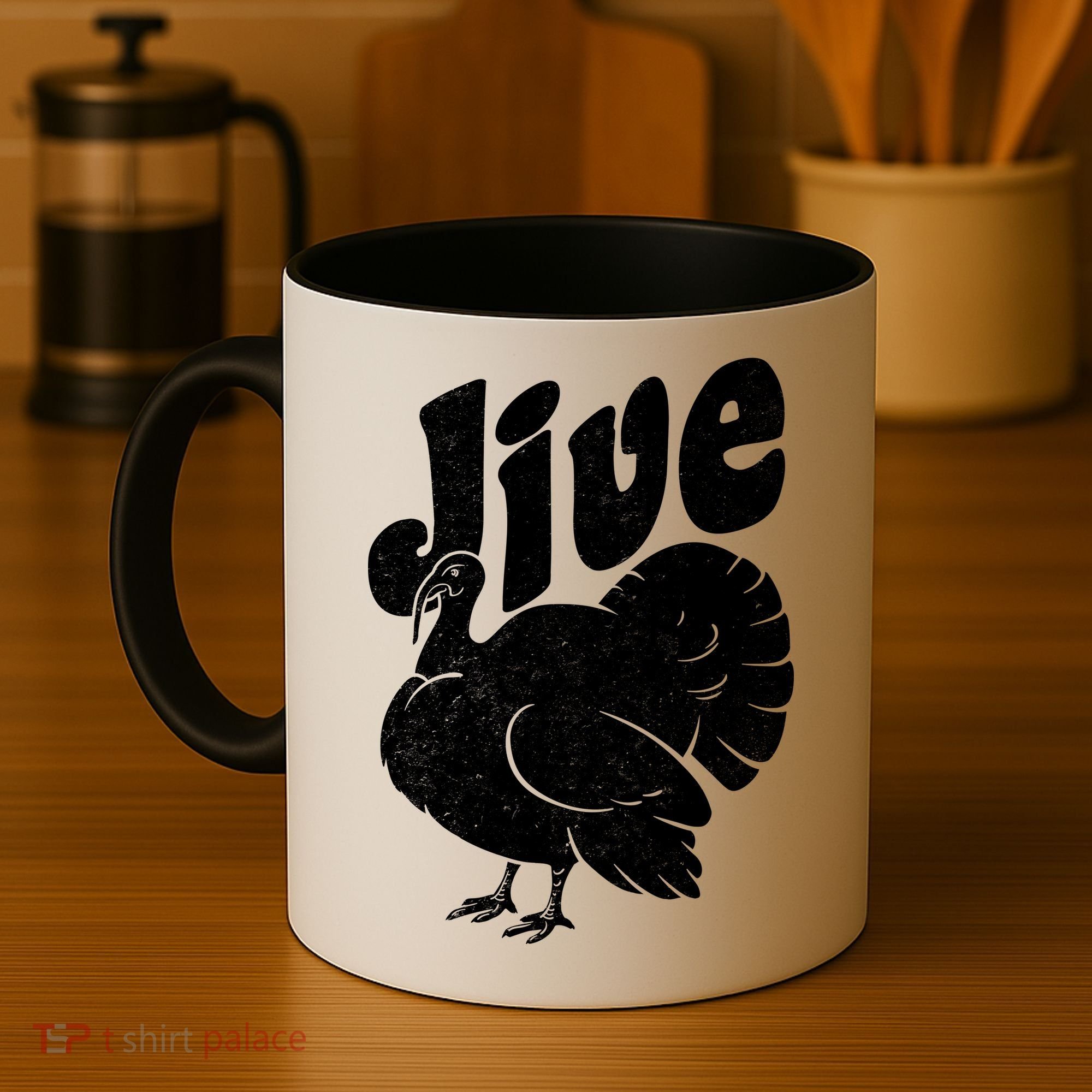 Retro Thanksgiving Jive Turkey Coffee Mug