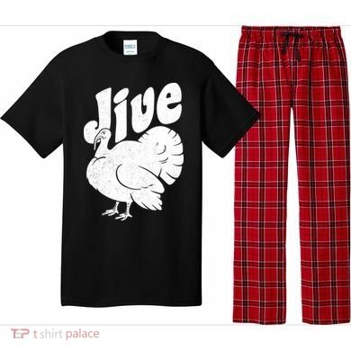 Retro Thanksgiving Jive Turkey Pajama Set