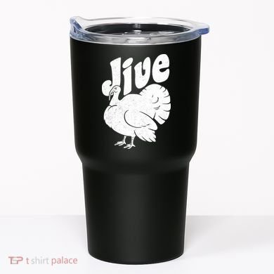 Retro Thanksgiving Jive Turkey Tumbler