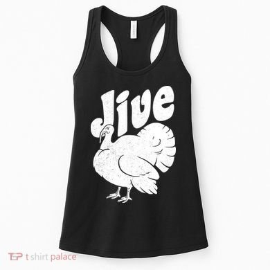 Retro Thanksgiving Jive Turkey Women's Tank Top