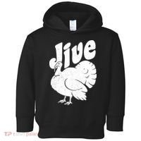Retro Thanksgiving Jive Turkey Toddler Hoodie thumb 0