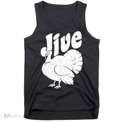Retro Thanksgiving Jive Turkey Tank Top
