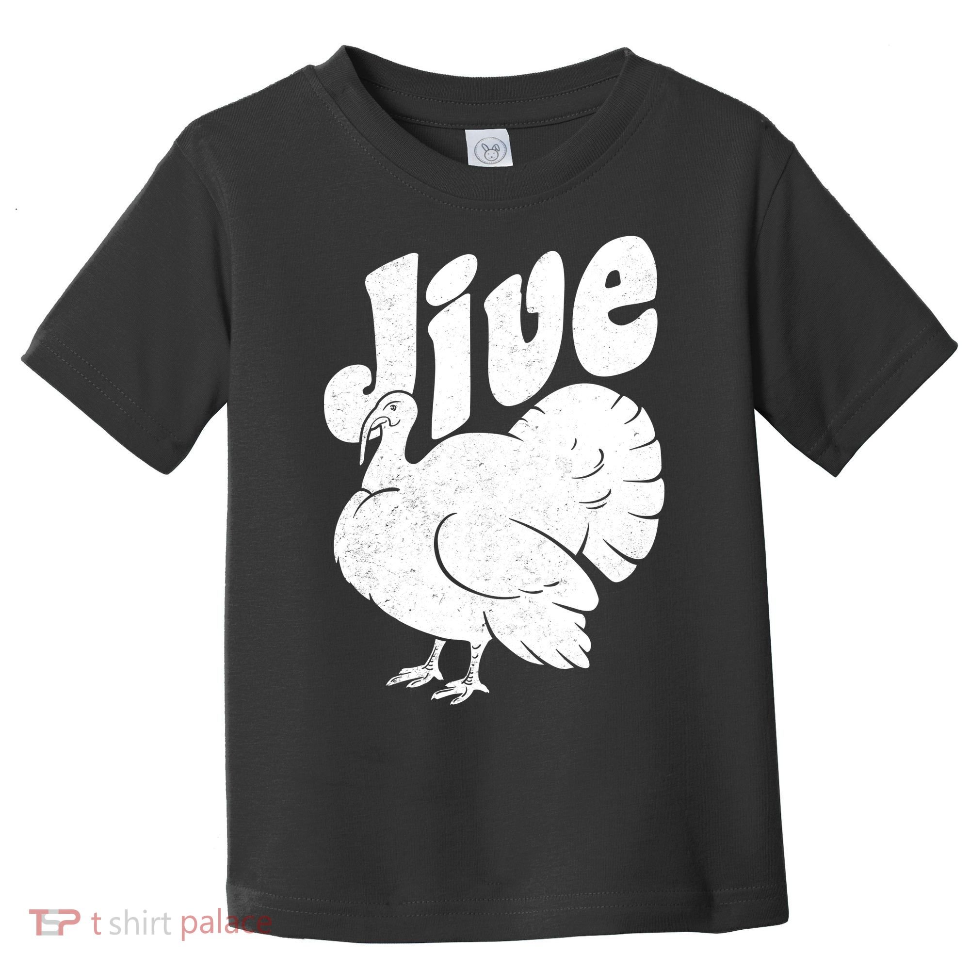 Retro Thanksgiving Jive Turkey Toddler T-Shirt