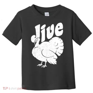 Retro Thanksgiving Jive Turkey Toddler T-Shirt