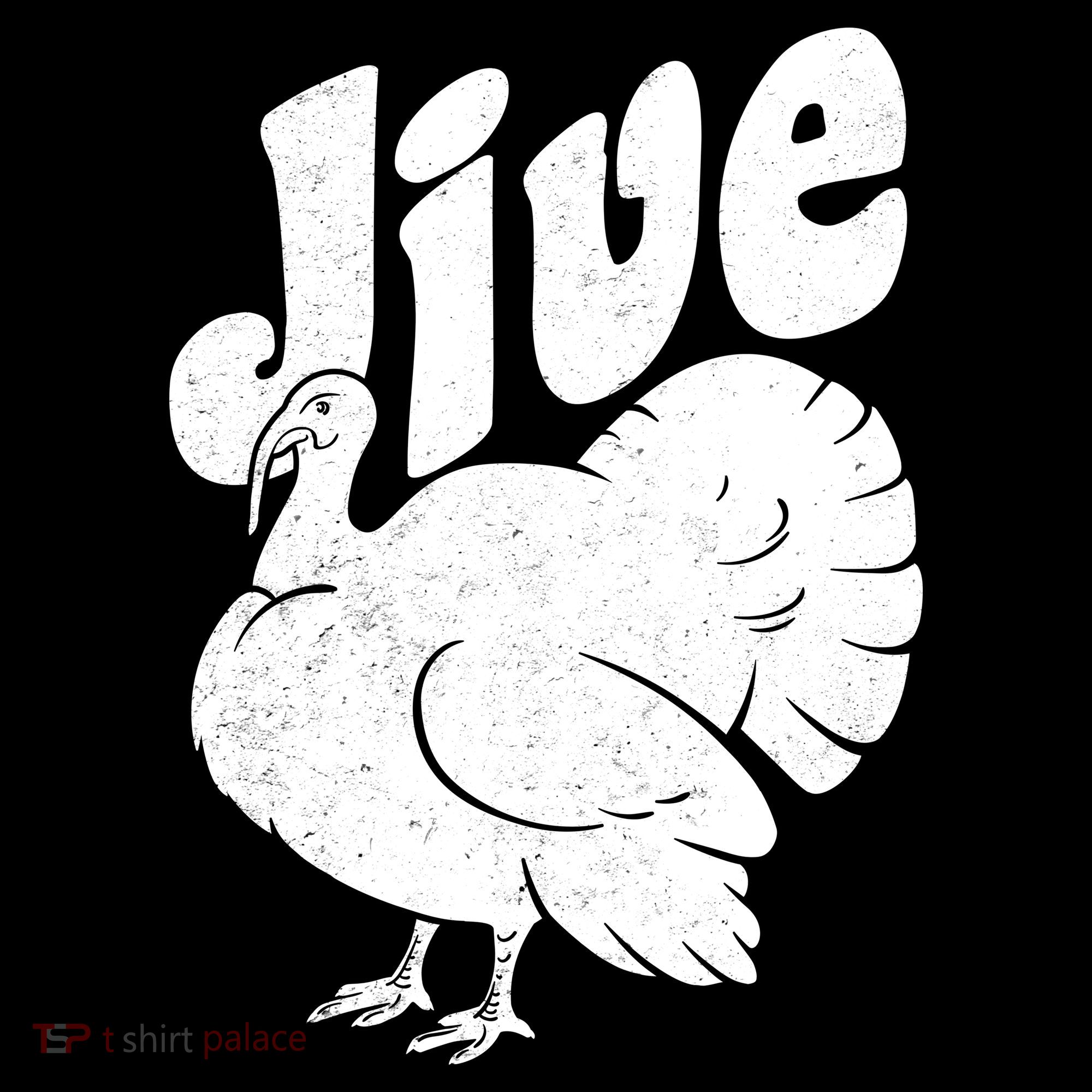 Retro Thanksgiving Jive Turkey Toddler T-Shirt