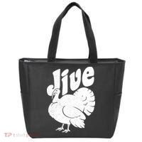 Retro Thanksgiving Jive Turkey Tote Bag thumb 0