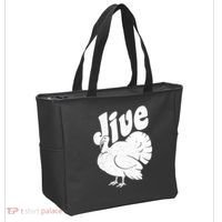 Retro Thanksgiving Jive Turkey Tote Bag thumb 2