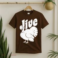 Retro Thanksgiving Jive Turkey T-Shirt thumb 2