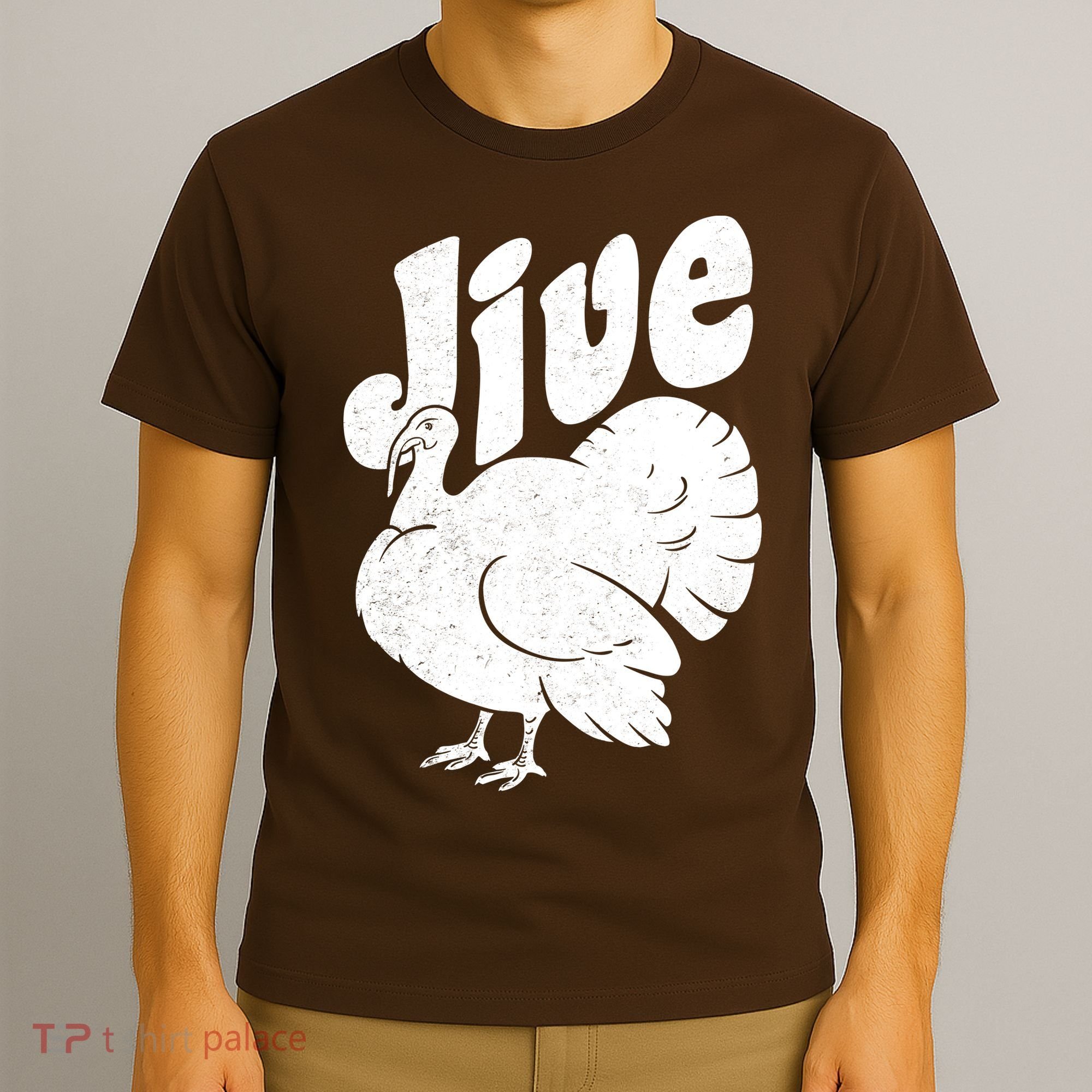 Retro Thanksgiving Jive Turkey T-Shirt