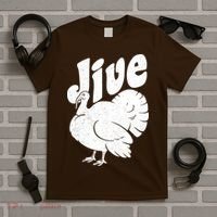 Retro Thanksgiving Jive Turkey T-Shirt thumb 5