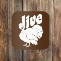 Retro Thanksgiving Jive Turkey Coaster thumb 0