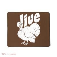 Retro Thanksgiving Jive Turkey Mousepad thumb 0