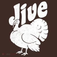 Retro Thanksgiving Jive Turkey Baby Bodysuit thumb 2