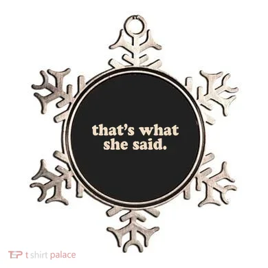 Retro That's What She Said Ornament