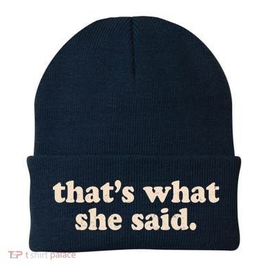 Retro That's What She Said Beanie