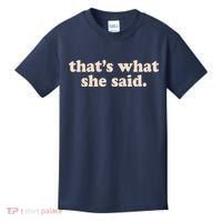 Retro That's What She Said Kids T-Shirt thumb 0