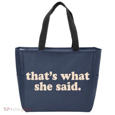 Retro That's What She Said Tote Bag