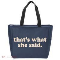 Retro That's What She Said Tote Bag thumb 0