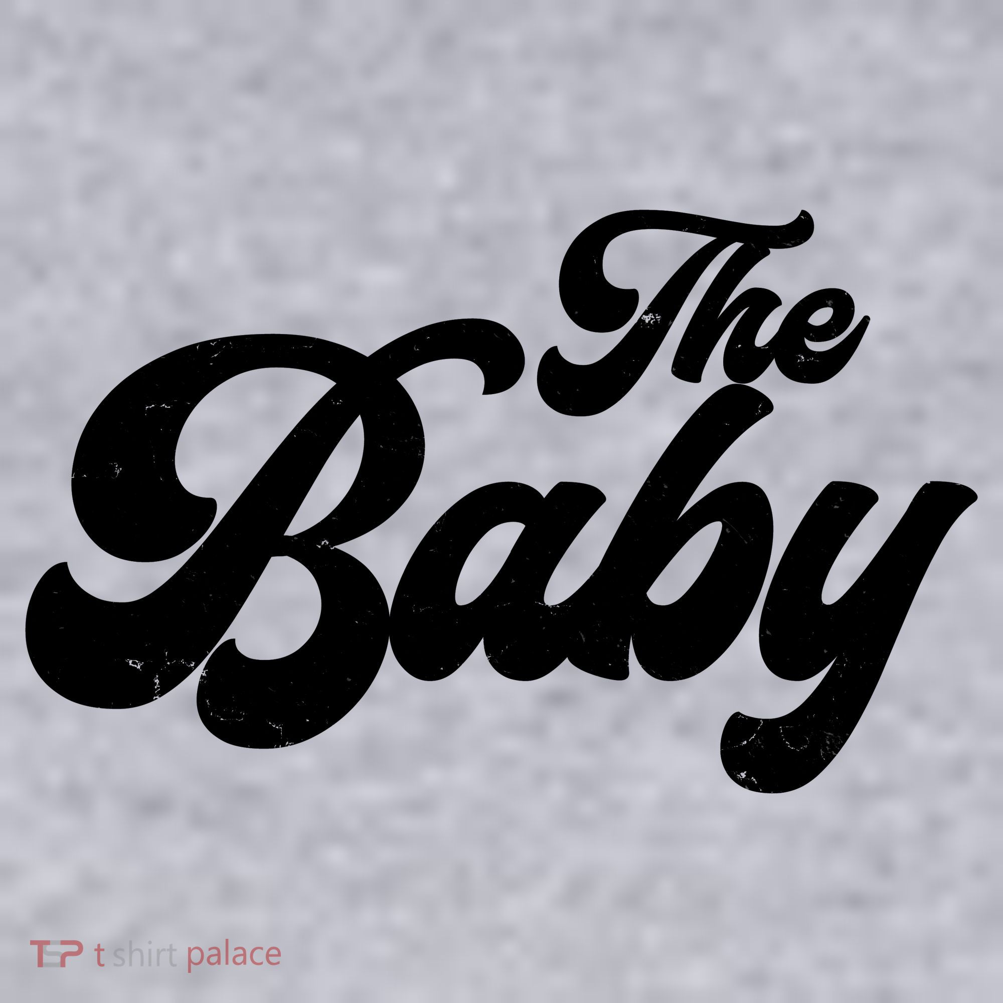 Retro The Baby Matching Family Women's Racerback Cropped Tank