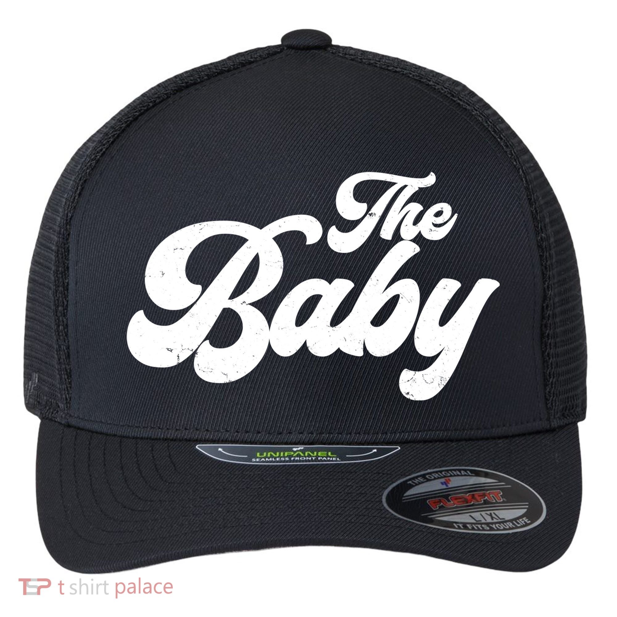 Retro The Baby Matching Family Flexfit Unipanel Trucker Cap