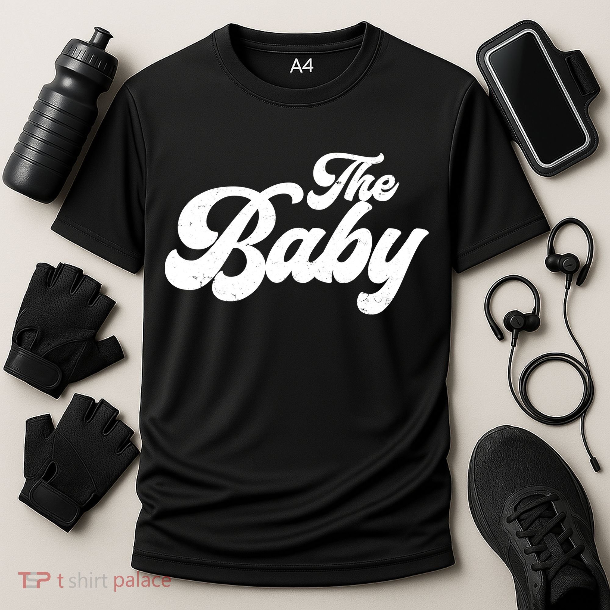 Retro The Baby Matching Family Cooling Performance Crew T-Shirt