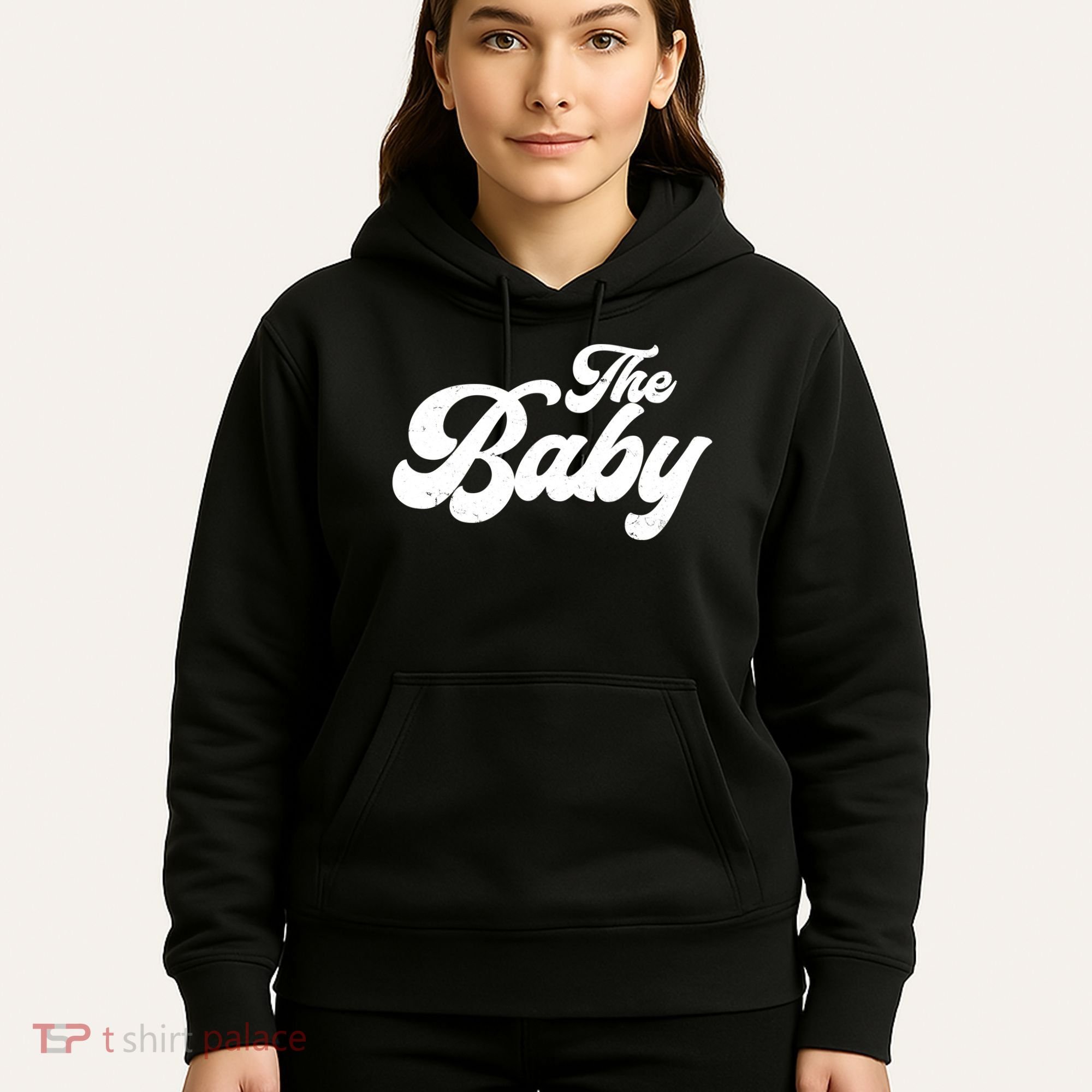 Retro The Baby Matching Family Hoodie