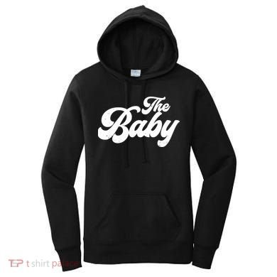 Retro The Baby Matching Family Women's Hoodie