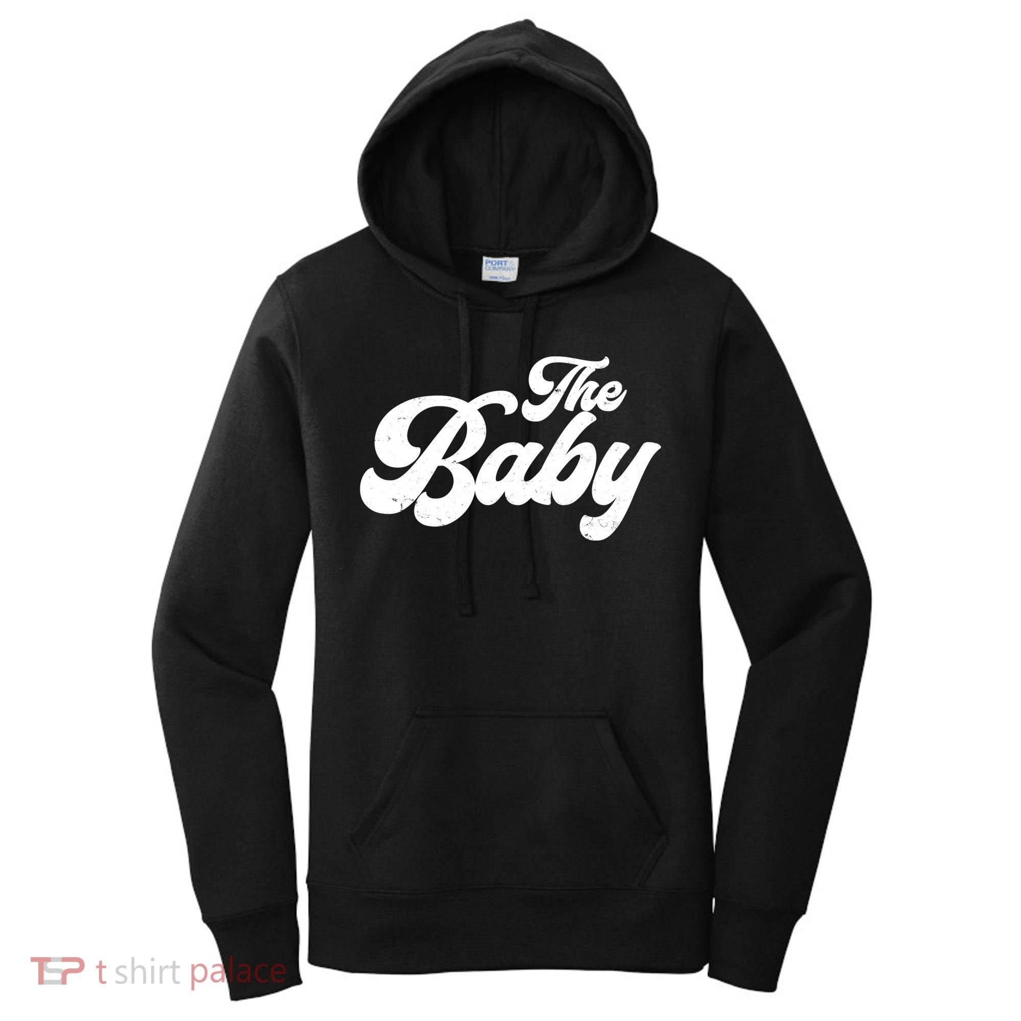 Retro The Baby Matching Family Women's Hoodie