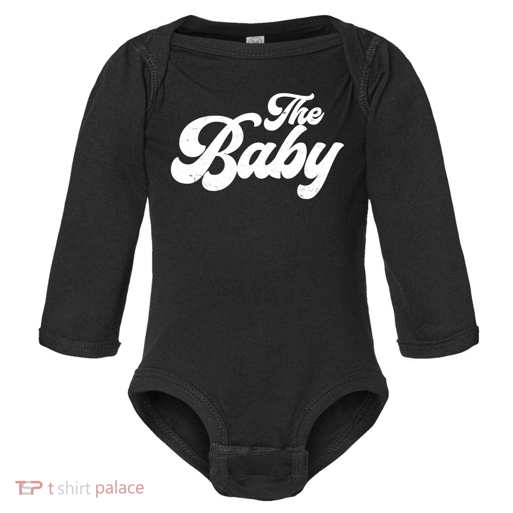 Retro The Baby Matching Family Baby Long Sleeve Bodysuit