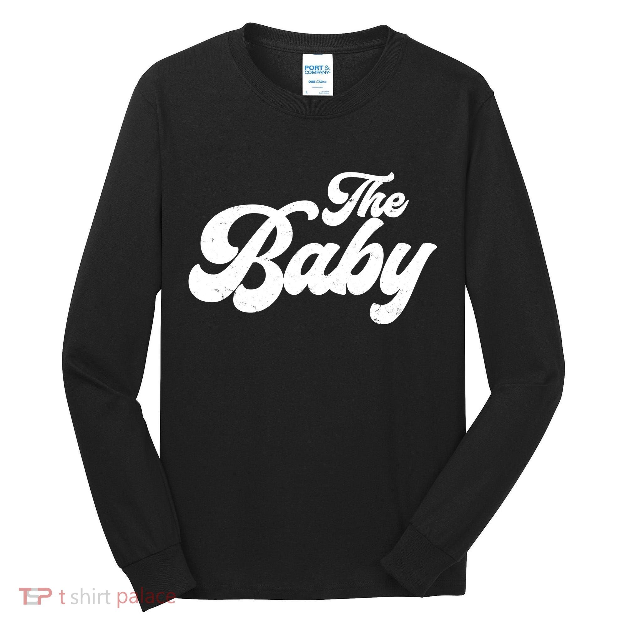 Retro The Baby Matching Family Tall Long Sleeve Shirt