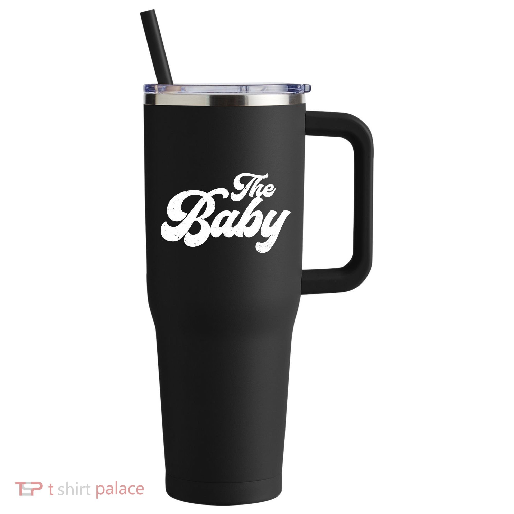 Retro The Baby Matching Family 40oz Vacuum Insulated Stainless Steel Travel Tumbler