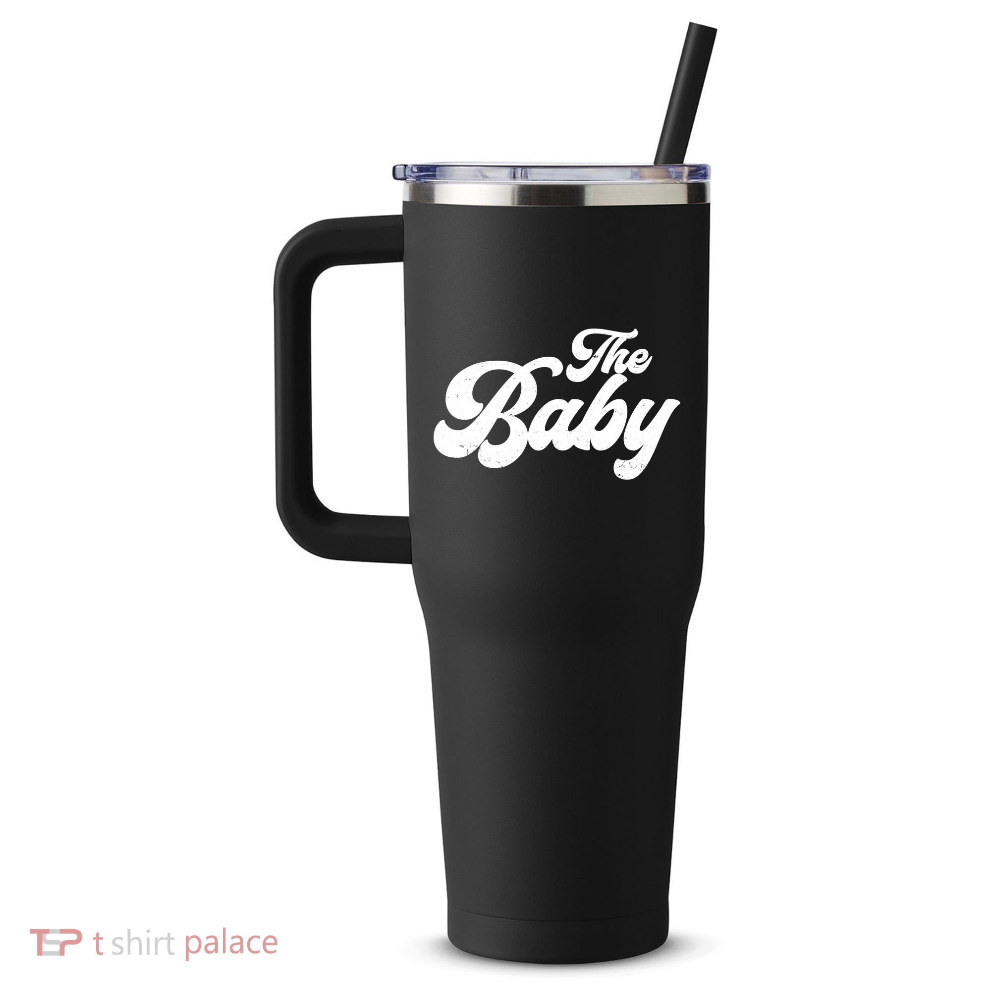 Retro The Baby Matching Family 40oz Vacuum Insulated Stainless Steel Travel Tumbler