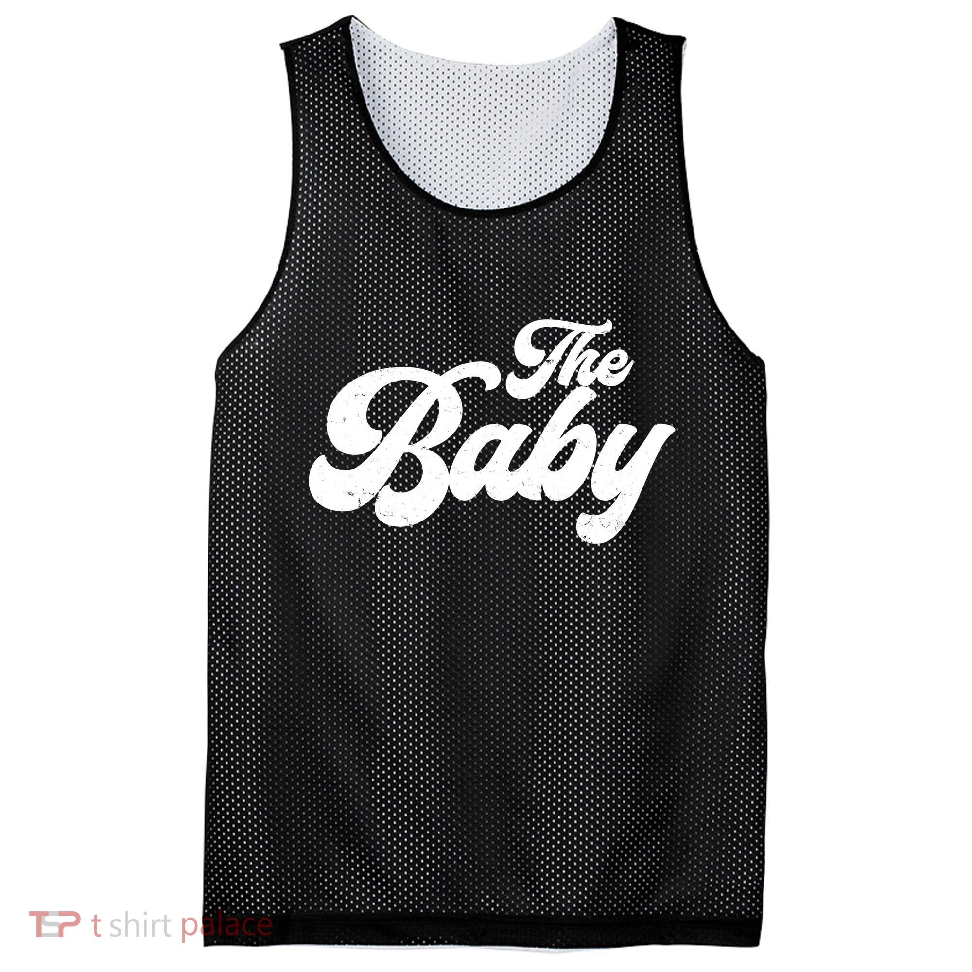 Retro The Baby Matching Family Mesh Reversible Basketball Jersey Tank