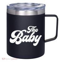 Retro The Baby Matching Family 12oz Stainless Steel Coffee Mug thumb 0