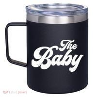 Retro The Baby Matching Family 12oz Stainless Steel Coffee Mug thumb 2