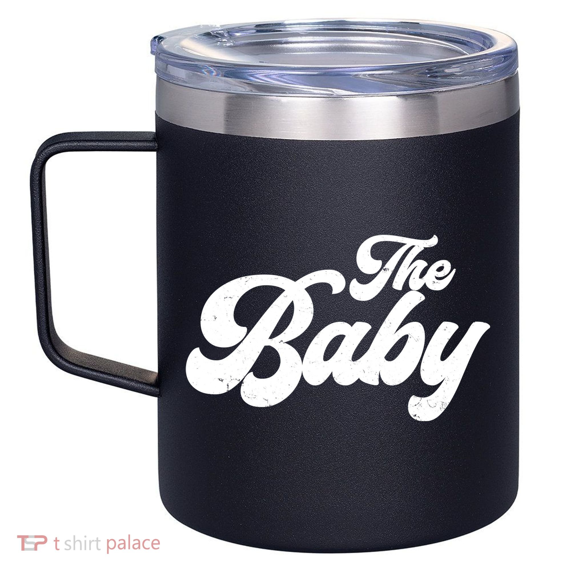 Retro The Baby Matching Family 12oz Stainless Steel Coffee Mug