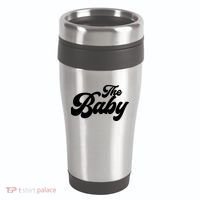 Retro The Baby Matching Family 16oz Travel Tumbler thumb 0