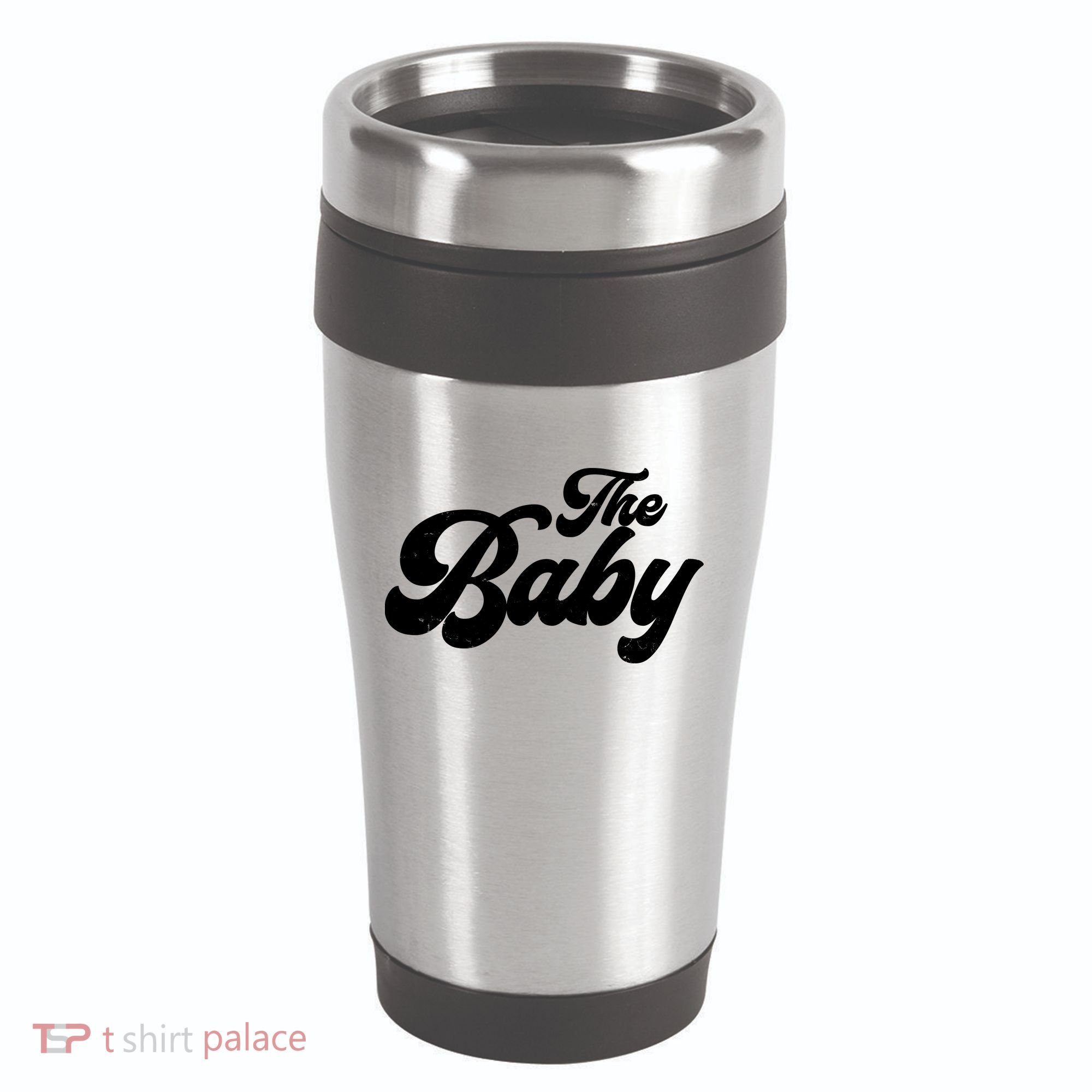 Retro The Baby Matching Family 16oz Travel Tumbler
