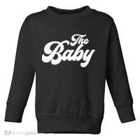 Retro The Baby Matching Family Toddler Sweatshirt thumb 0