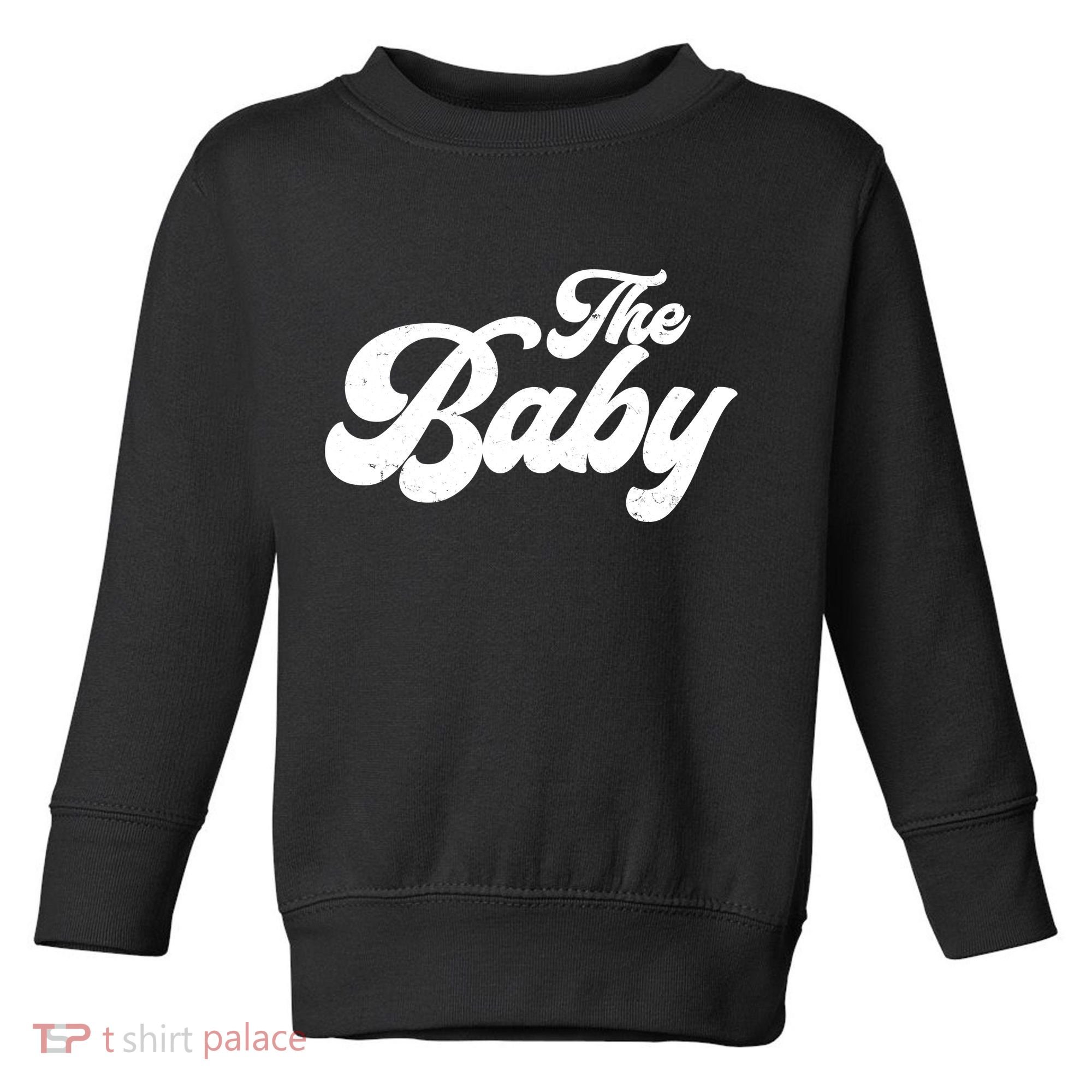 Retro The Baby Matching Family Toddler Sweatshirt